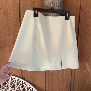 Mini Skirt pale green- L